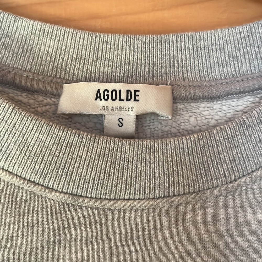 Agolde Ash Sweatshirt and Ramsey Wide Leg Sweatpant Sweat Set - Picture 9 of 13